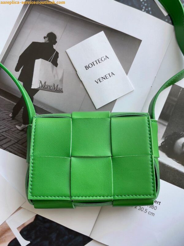 Replica Bottega Veneta Candy Cassette Bag In Parakeet Lambskin 5