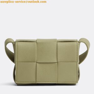 Replica Bottega Veneta Candy Cassette Bag In Travertine Lambskin