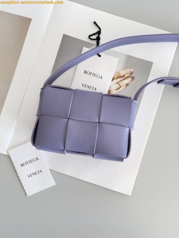 Replica Bottega Veneta Candy Cassette Bag In Wisteria Lambskin 3