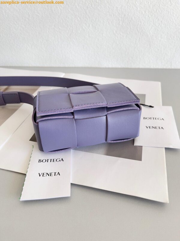 Replica Bottega Veneta Candy Cassette Bag In Wisteria Lambskin 7