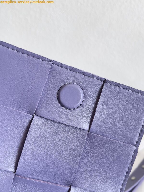 Replica Bottega Veneta Candy Cassette Bag In Wisteria Lambskin 8