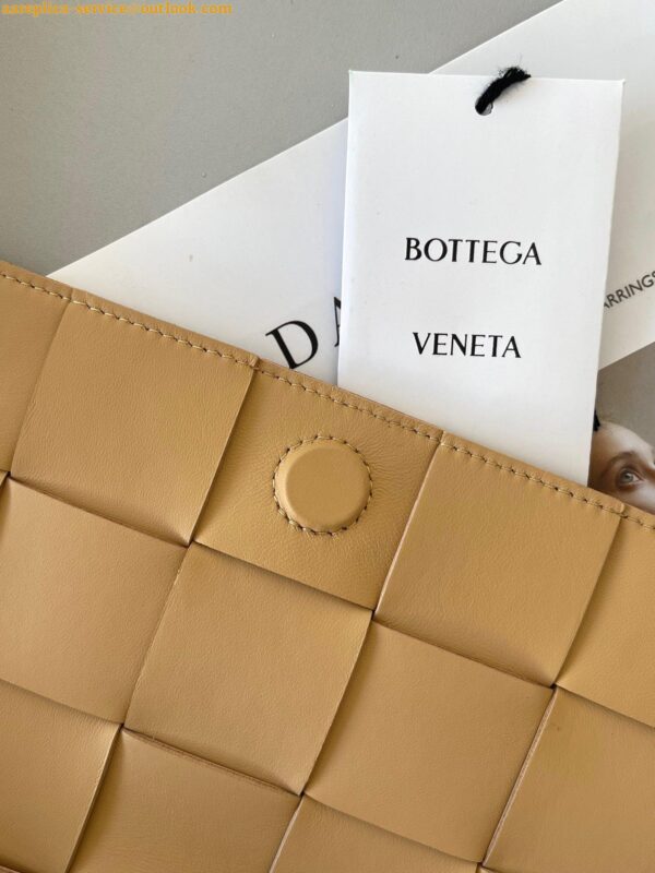 Replica Bottega Veneta Cassette Bag In Almond Intreccio Lambskin 3