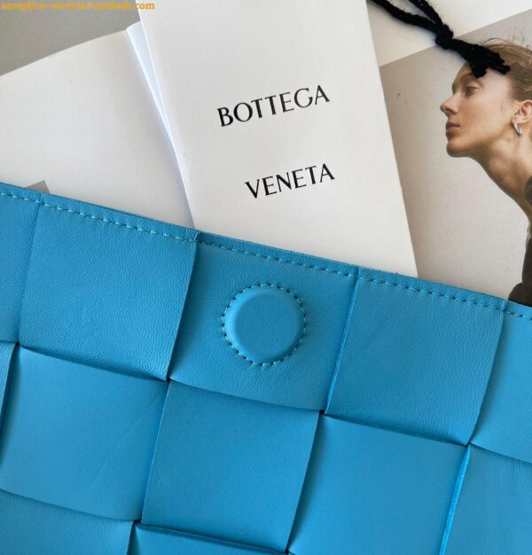 Replica Bottega Veneta Cassette Bag In Mallard Intreccio Lambskin 4