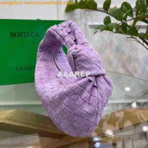 Replica Bottega Veneta BV 690225 Teen Jodie intrecciato leather shoulder bag Purple 2