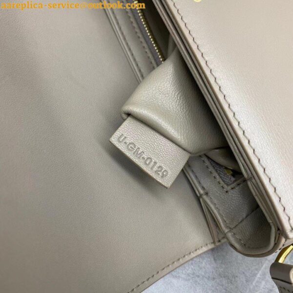 Replica Celine Triomphe Teen Bag In Grey Leather 15