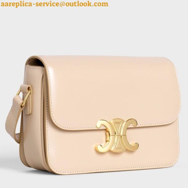 Replica Celine Triomphe Teen Bag In Nude Leather 3