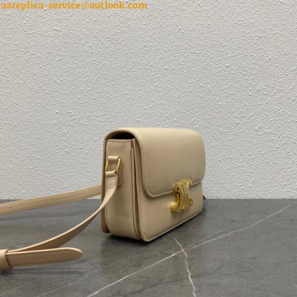 Replica Celine Triomphe Teen Bag In Nude Leather 6