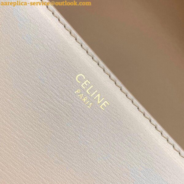 Replica Celine Triomphe Teen Bag In Nude Leather 10