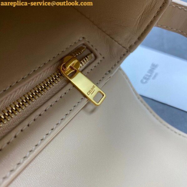 Replica Celine Triomphe Teen Bag In Nude Leather 17