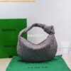 Replica Bottega Veneta BV 690225 Teen Jodie intrecciato suede shoulder bag Lake Blue 2