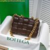 Replica Bottega Veneta Chain Cassette Bag In Fondant Intrecciato Suede Calfskin 2