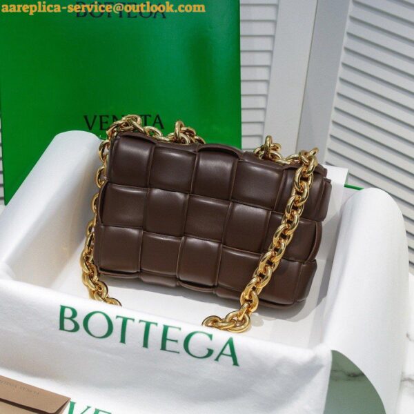 Replica Bottega Veneta Chain Cassette Bag In Fondant Intrecciato Lambskin 3