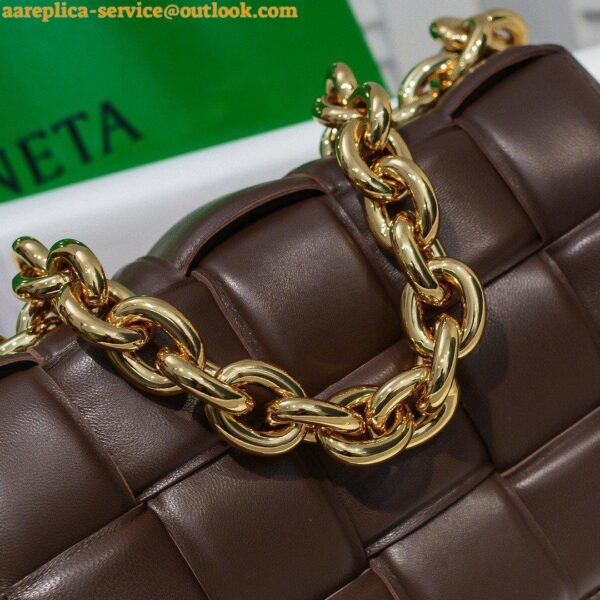 Replica Bottega Veneta Chain Cassette Bag In Fondant Intrecciato Lambskin 6