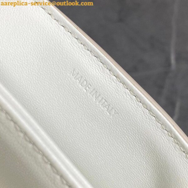 Replica Celine Triomphe Teen Bag In White Leather 8