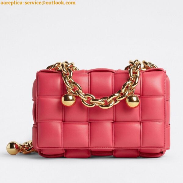 Replica Bottega Veneta Chain Cassette Bag In Lollipop Intrecciato Lambskin