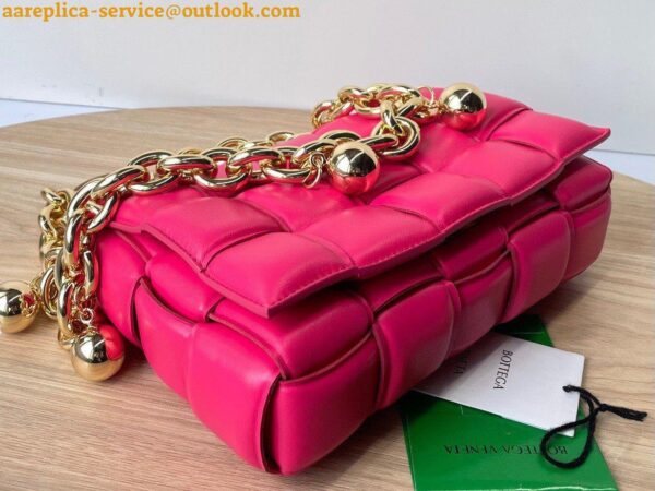 Replica Bottega Veneta Chain Cassette Bag In Lollipop Intrecciato Lambskin 2