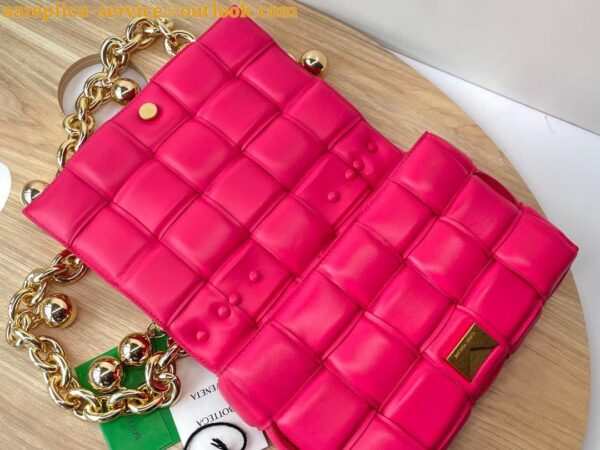 Replica Bottega Veneta Chain Cassette Bag In Lollipop Intrecciato Lambskin 5