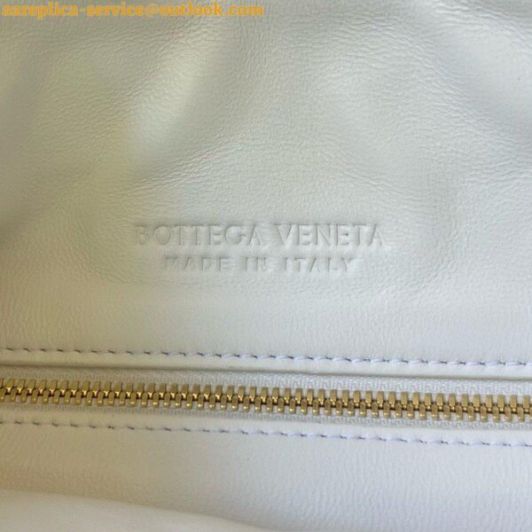 Replica Bottega Veneta Gemelli Large Bag in White Intrecciato Lambskin 7