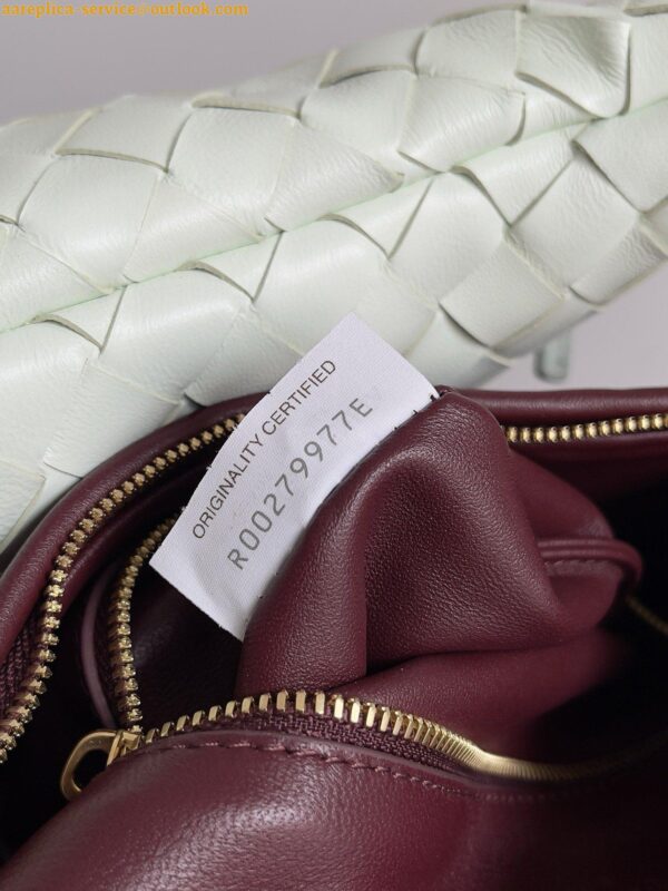 Replica Bottega Veneta Gemelli Medium Bag in Barolo/Glacier Intrecciato Lambskin 3