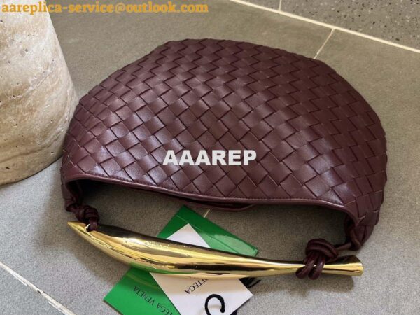 Replica Bottega Veneta BV 716082 Sardine Wine Red 2