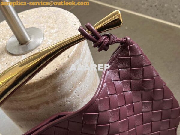 Replica Bottega Veneta BV 716082 Sardine Wine Red 4