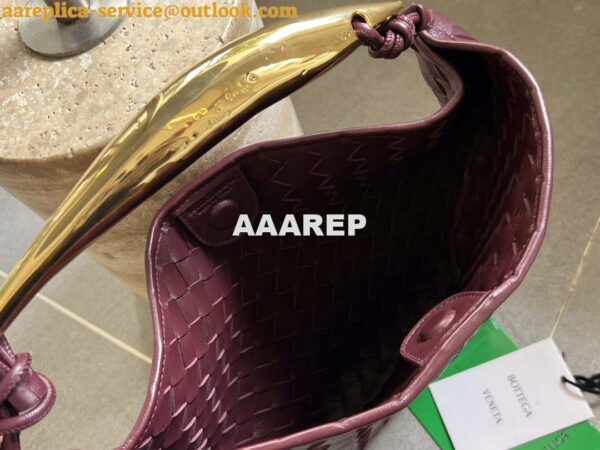 Replica Bottega Veneta BV 716082 Sardine Wine Red 6