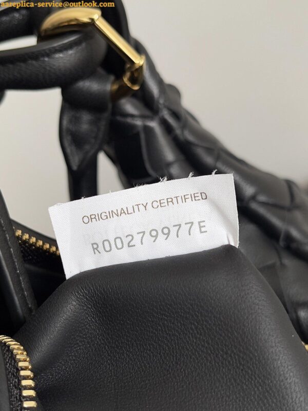 Replica Bottega Veneta Gemelli Medium Bag in Black Intrecciato Lambskin 6