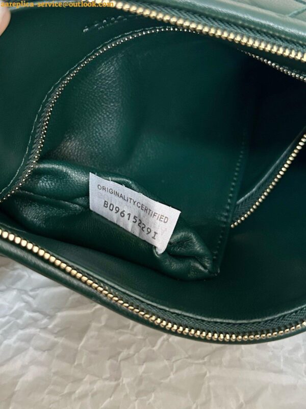 Replica Bottega Veneta Gemelli Medium Bag in Emerald Green Intrecciato Lambskin 3