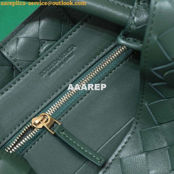 Replica Bottega Veneta BV 743568 Small Andiamo Dark Green 9