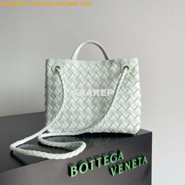 Replica Bottega Veneta BV 743568 Small Andiamo Glacier blue 4