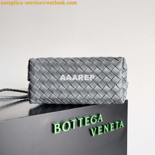 Replica Bottega Veneta BV 743568 Small Andiamo Gray 4