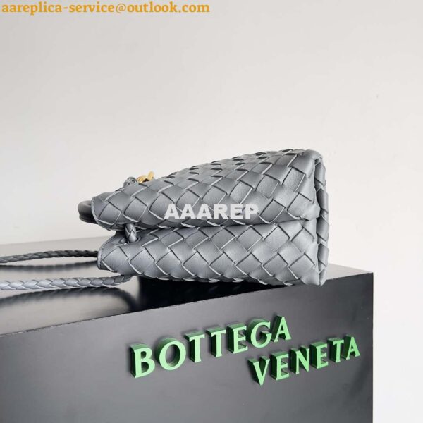 Replica Bottega Veneta BV 743568 Small Andiamo Gray 4