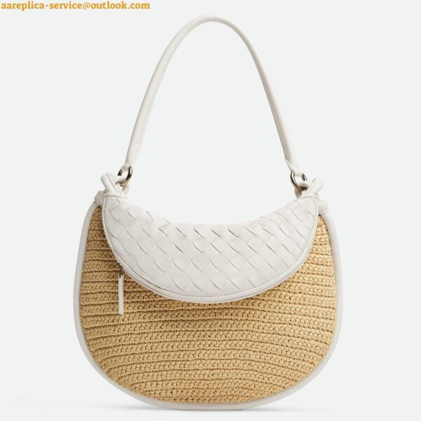 Replica Bottega Veneta Gemelli Medium Bag in Natural Raffia 11