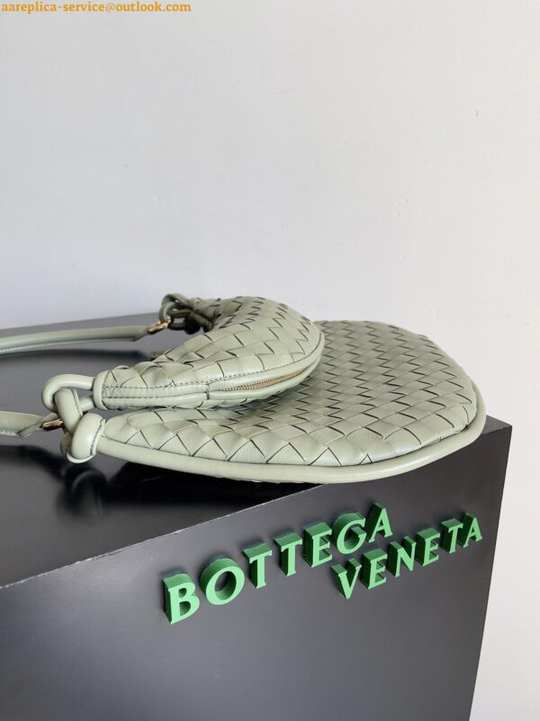 Replica Bottega Veneta Gemelli Medium Bag in Travertine Intrecciato Lambskin 6