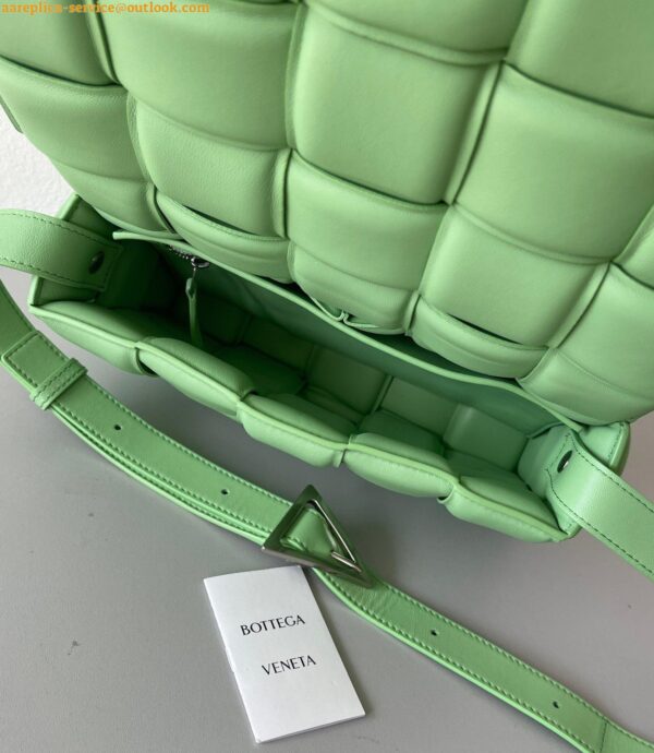 Replica Bottega Veneta Padded Cassette Bag In Acid Green Lambskin 7