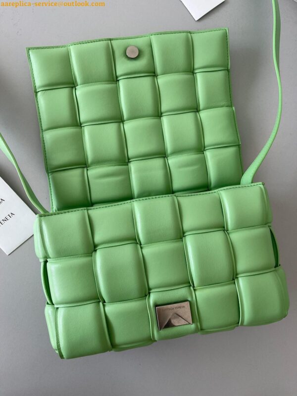 Replica Bottega Veneta Padded Cassette Bag In Acid Green Lambskin 9