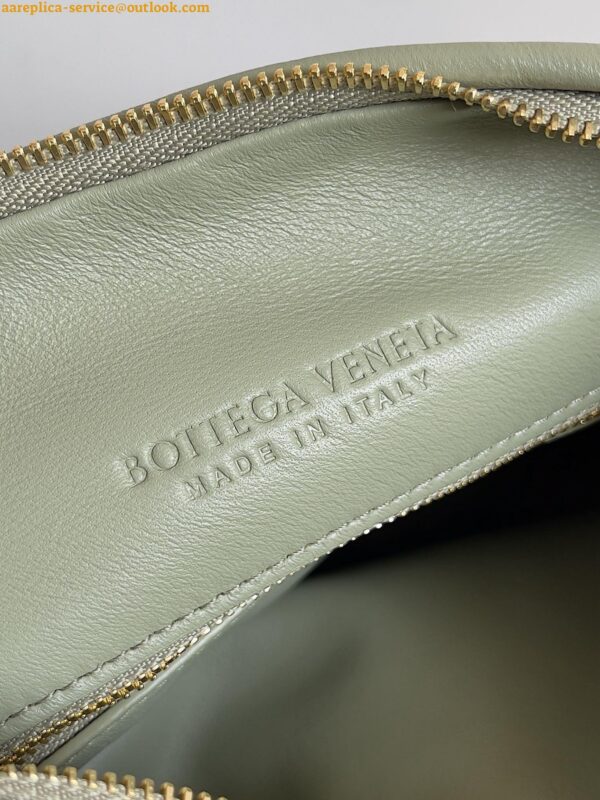 Replica Bottega Veneta Gemelli Medium Bag in Travertine Intrecciato Lambskin 20