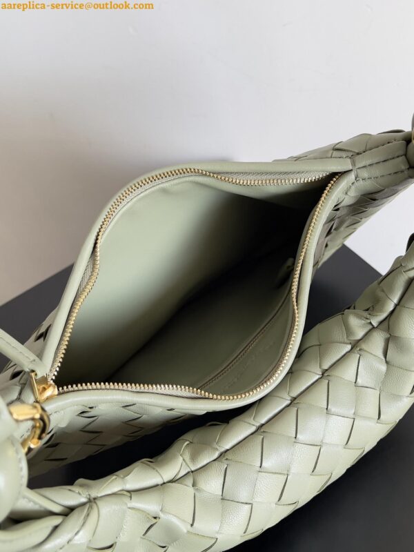 Replica Bottega Veneta Gemelli Medium Bag in Travertine Intrecciato Lambskin 21