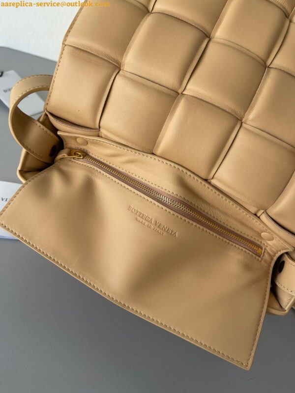 Replica Bottega Veneta Padded Cassette Bag In Almond Intrecciato Lambskin 8