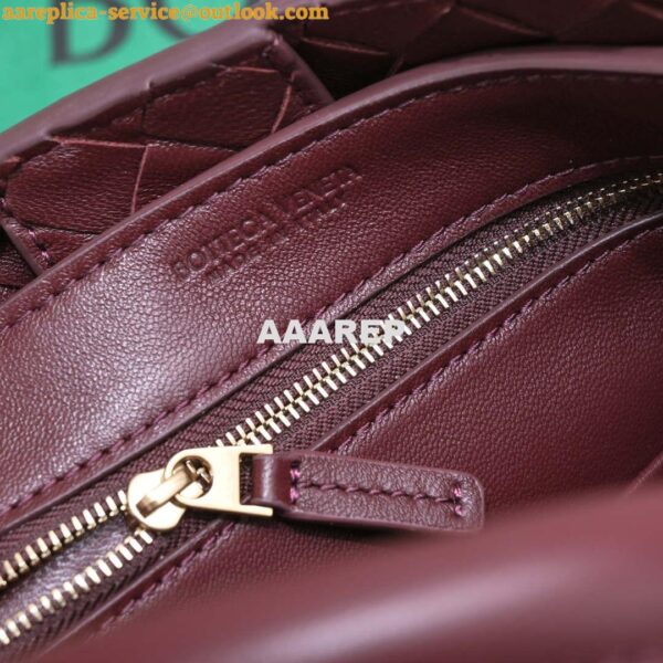 Replica Bottega Veneta BV 743568 Small Andiamo Wine Red 7