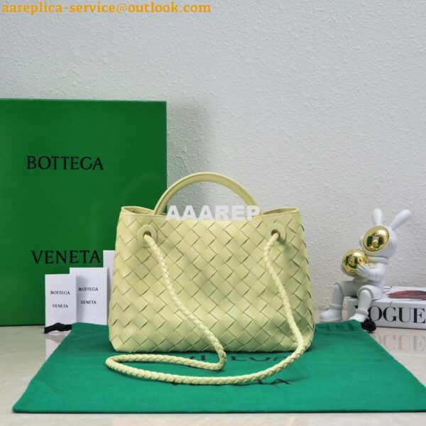 Replica Bottega Veneta BV 743568 Small Andiamo Yellow 6