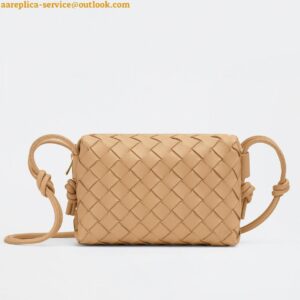 Replica Bottega Veneta Loop Mini Bag In Almond Intrecciato Lambskin 2