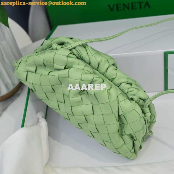 Replica BV 585852VCPP13840 Bottega Veneta Mini Pouch Light Green 5