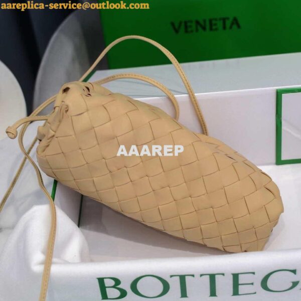 Replica BV 585852VCPP19776 Bottega Veneta Mini Pouch Beige 7