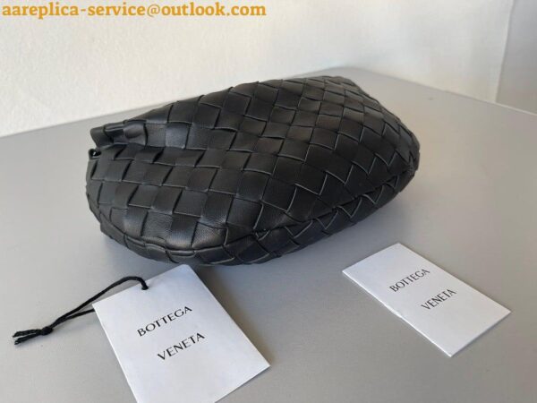 Replica Bottega Veneta BV Jodie Mini Bag In Black Intrecciato Lambskin