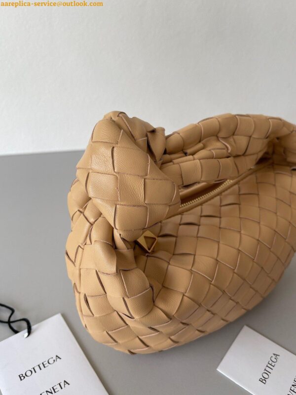 Replica Bottega Veneta BV Jodie Mini Bag In Almond Intrecciato Lambskin 10