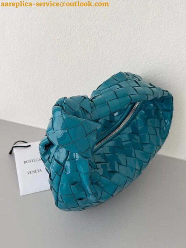 Replica Bottega Veneta BV Jodie Mini Bag In Blaster Intrecciato Patent Leather 6