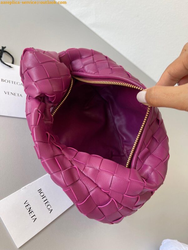 Replica Bottega Veneta BV Jodie Mini Bag In Cinnabar Intrecciato Lambskin 12