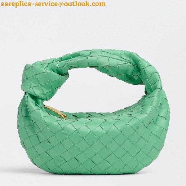 Replica Bottega Veneta BV Jodie Mini Bag In Fountain Intrecciato Lambskin 12