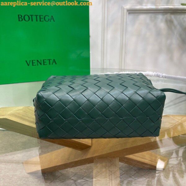 Replica Bottega Veneta Loop Small Bag In Raintree Intrecciato Lambskin 6